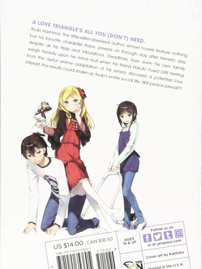 A Sister's All You Need. Light Novel Volume 3 — Back Cover