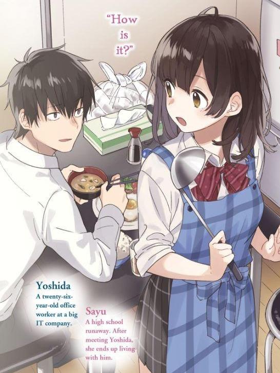 Higehiro I Shaved and Took in a High School Runaway Light Novel Vol. 1 — Back Cover