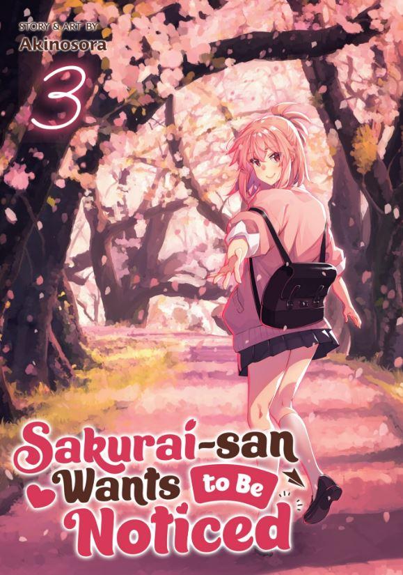 Sakurai-san Wants to Be Noticed Manga Vol 3 — Back Cover