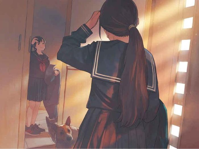 Daily Life of a Girl And a Dog Doujinshi - Morichika — Interior