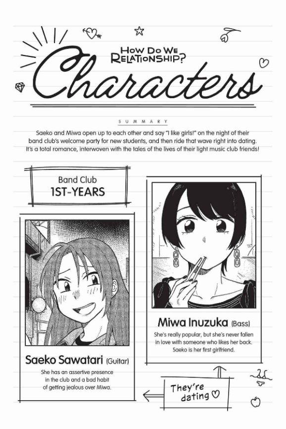 How Do We Relationship? Manga Volume 3 — Back Cover