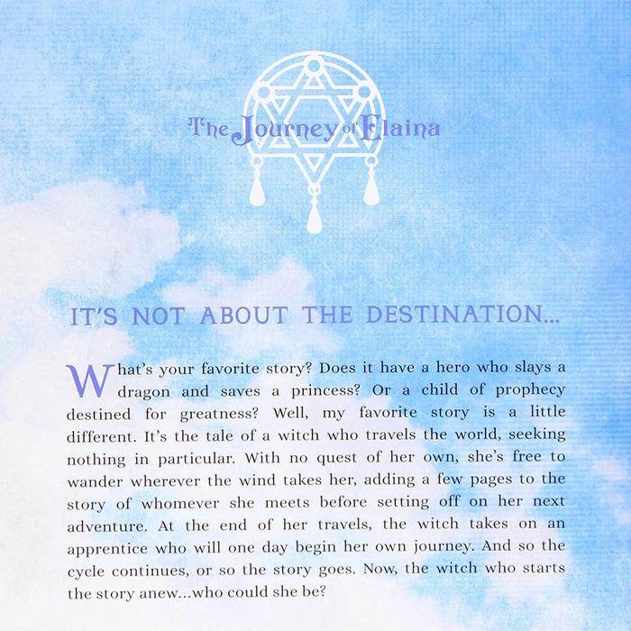 Wandering Witch The Journey of Elaina Light Novel Volume 1 — Back Cover