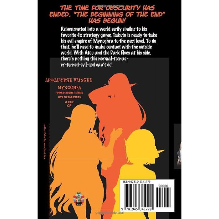 Apocalypse Bringer Mynoghra Light Novel Volume 2 — Back Cover