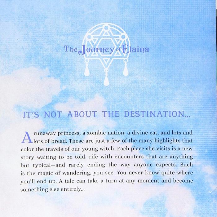 Wandering Witch The Journey of Elaina Light Novel Volume 2 — Back Cover