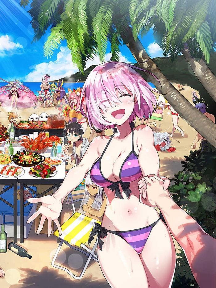 FGO Illustrations 2015-2017 Doujinshi Art Book - ReDrop (JP) — Interior