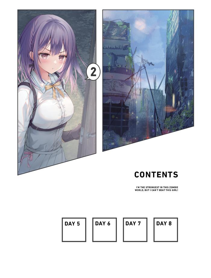 I'm the Strongest in This Zombie World, but I Can't Beat This Girl! Light Novel Volume 2 — Interior