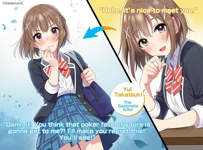 Turning the Tables on the Seatmate Killer! Light Novel Volume 1 — Back Cover