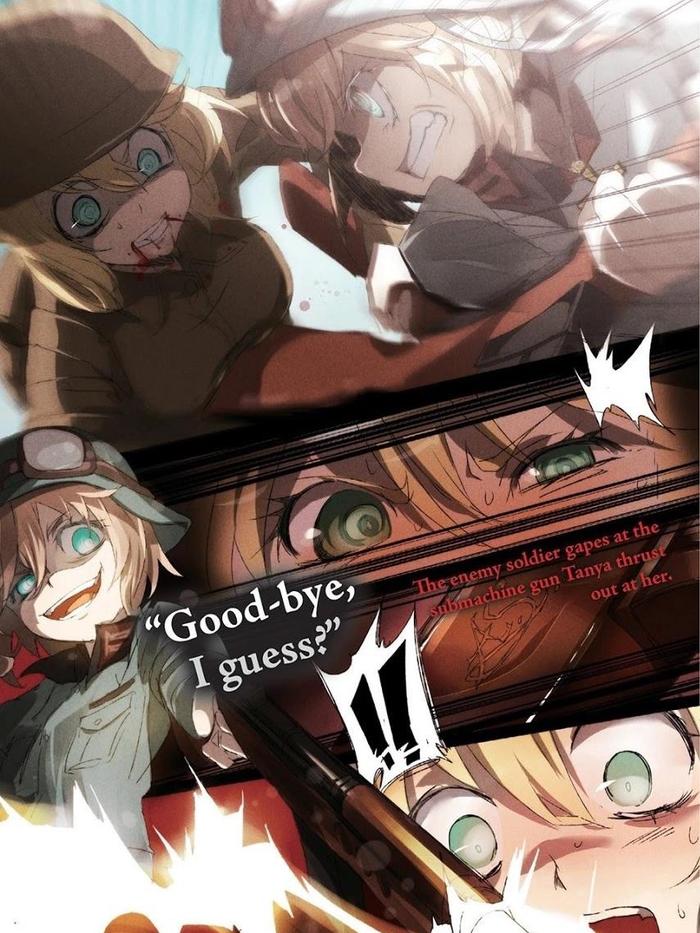 The Saga of Tanya the Evil Light Novel Volume 4 — Back Cover