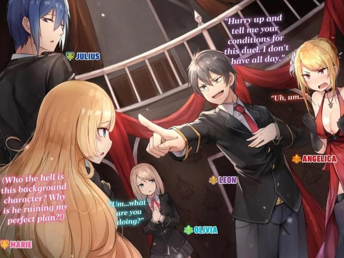 Trapped in Dating Sim: Otome Games Tough for Mobs Light Novel Vol. 1 — Back Cover