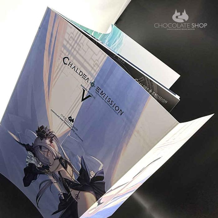 Chaldea Emission V Doujinshi - CHOCO - Illustration Book — Back Cover