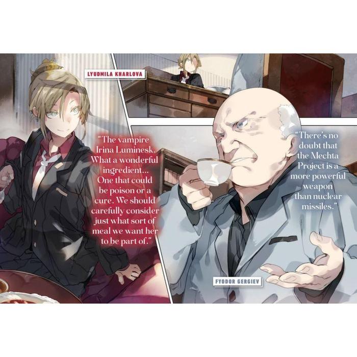 Irina The Vampire Cosmonaut Light Novel Volume 2 — Back Cover