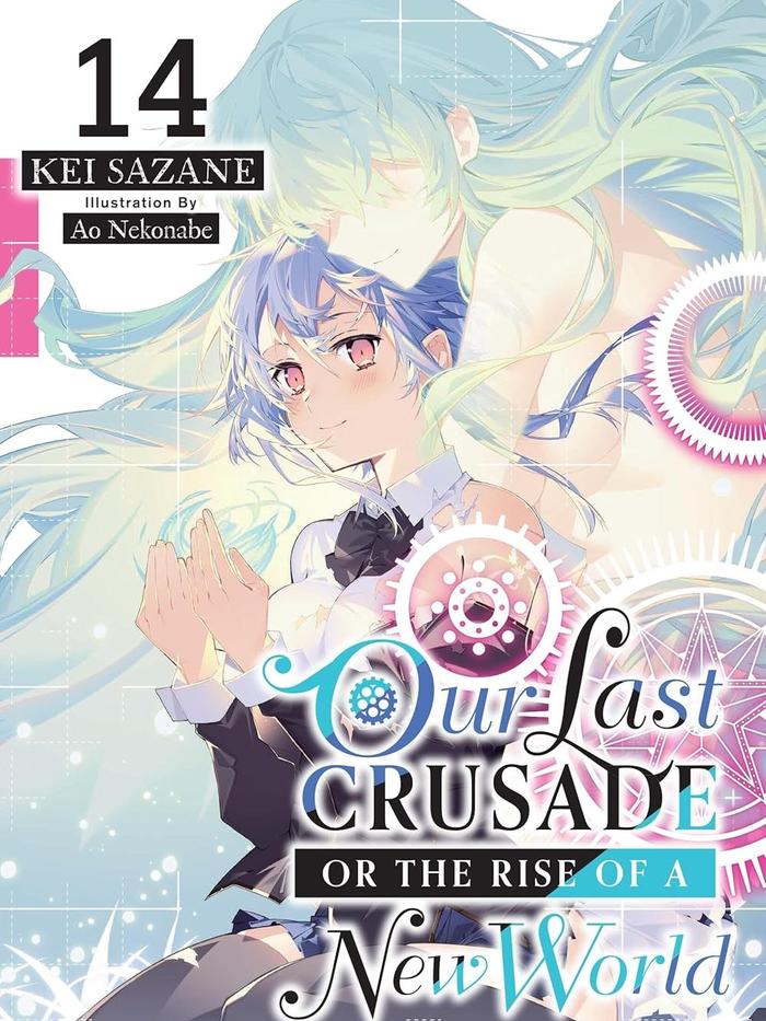 Our Last Crusade or the Rise of a New World Light Novel Volume 14 — Back Cover
