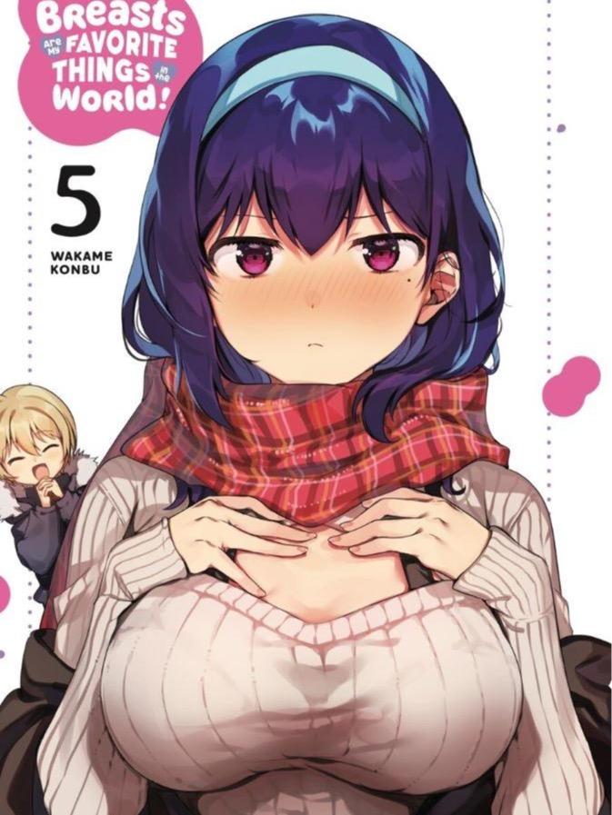 Breasts Are My Favorite Things in the World! Manga Volume 5 — Back Cover