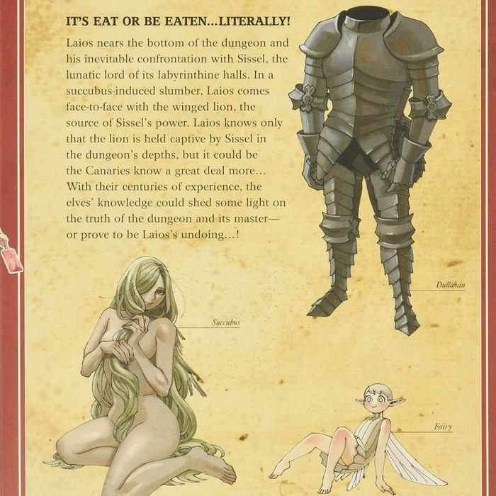 Delicious in Dungeon Manga Volume 9 — Back Cover