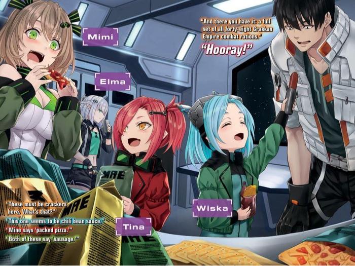 Reborn as a Space Mercenary Light Novel Volume 6 — Interior