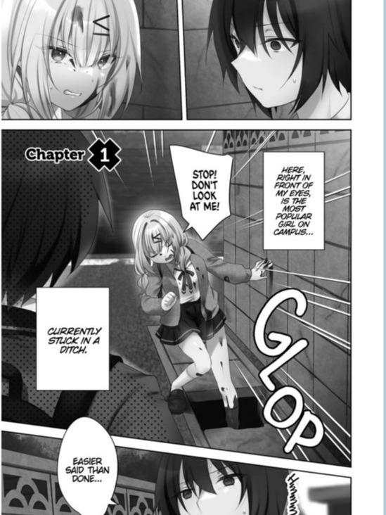 The Babe at My Back Has Her Eye on Me. I'm Done For. Manga Vol 1 — Interior