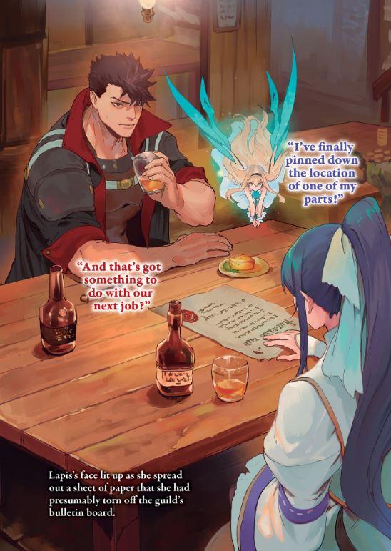 The Strange Adventure of a Broke Mercenary Light Novel Volume 3 — Back Cover