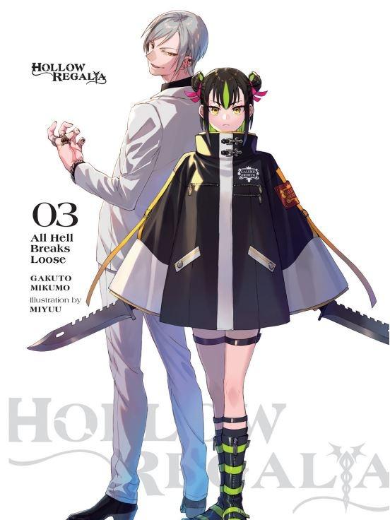 Hollow Regalia All Hell Breaks Loose Light Novel Volume 3 — Back Cover