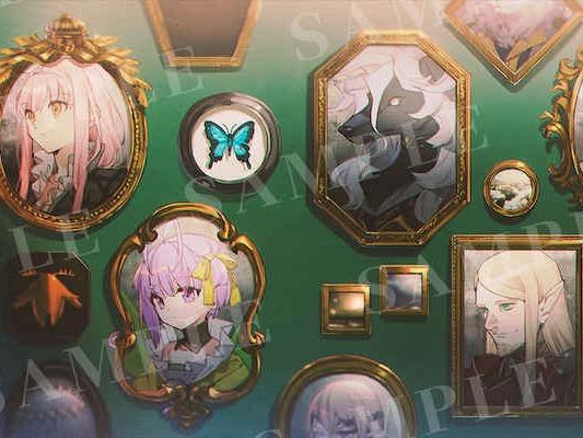MEMORIES of AVALON Doujinshi Illustration Book - TAa (JP) — Back Cover