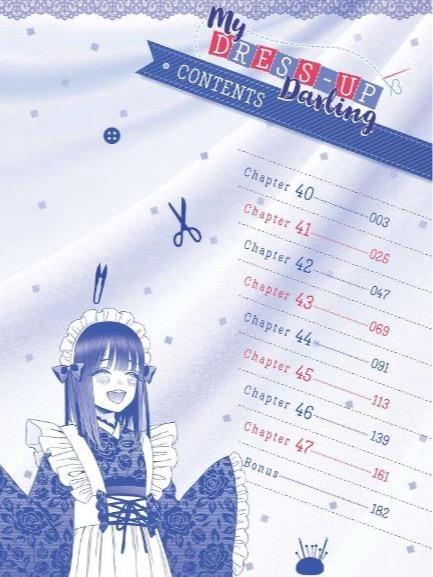 My Dress-Up Darling Manga Volume 6 — Back Cover