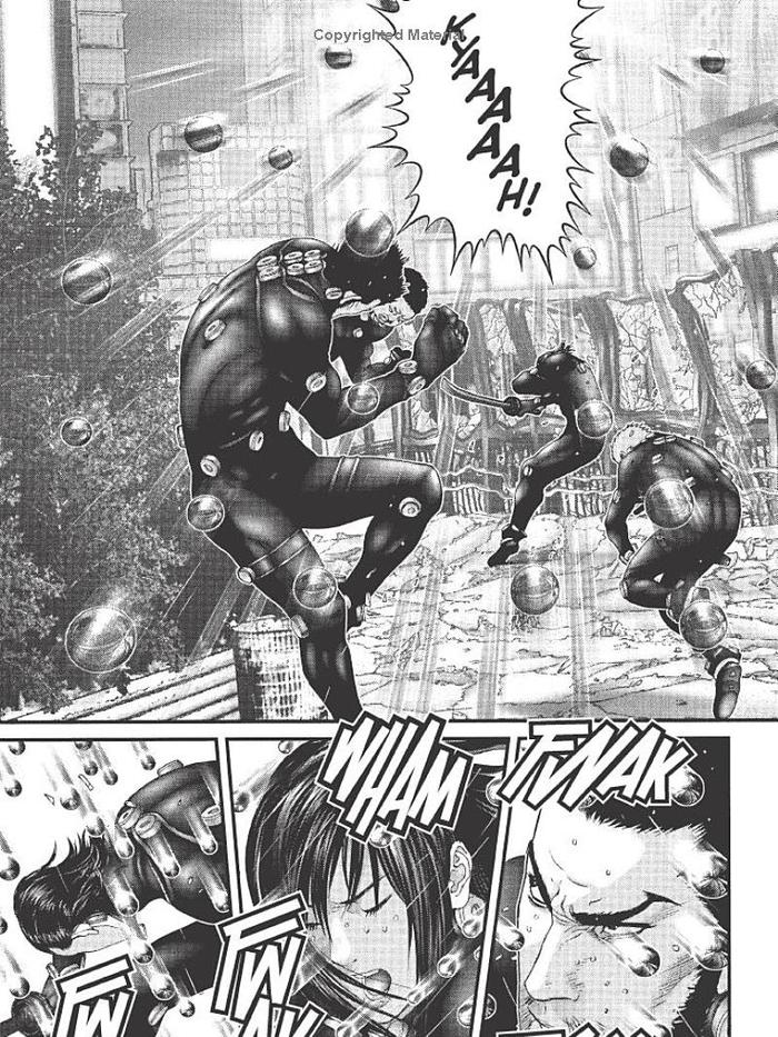 Gantz Omnibus Manga Volume 8 - Dark Horse Manga — Back Cover