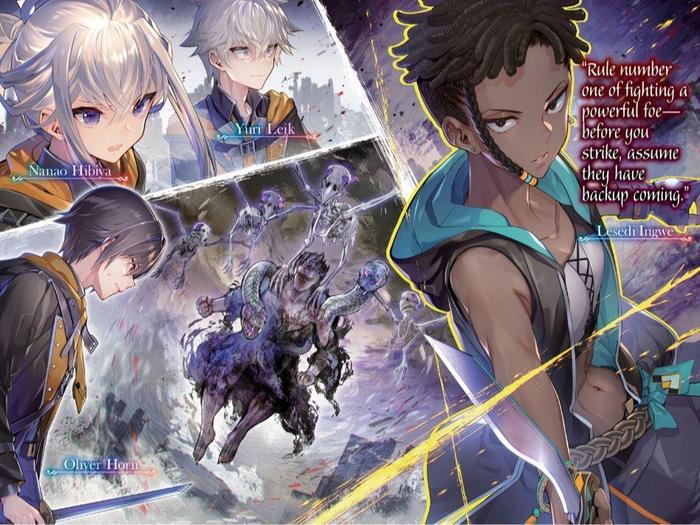 Reign of the Seven Spellblades Light Novel Volume 8 — Back Cover