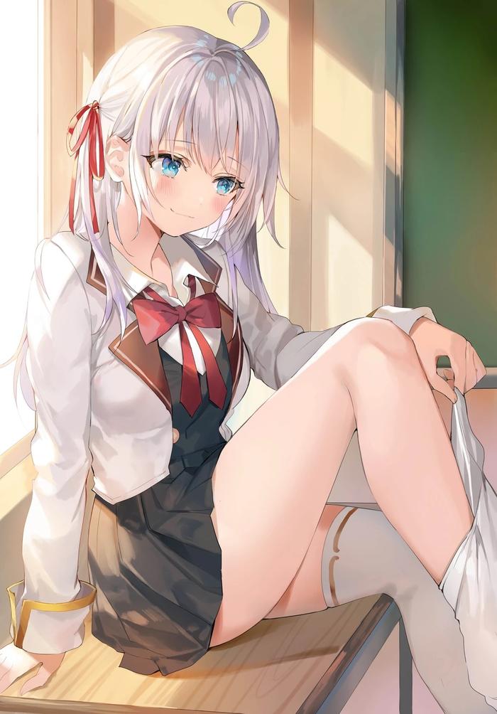 Arya Sometimes Hides Her Feelings in Russian Light Novel Volume 1 — Back Cover