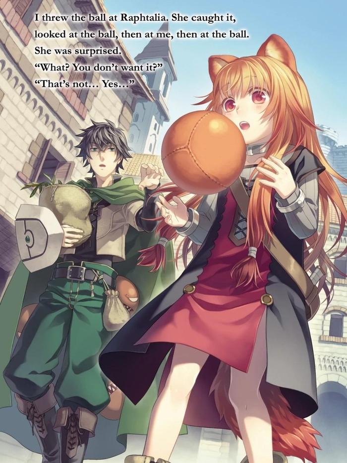 The Rising of the Shield Hero Light Novel Volume 1 — Interior