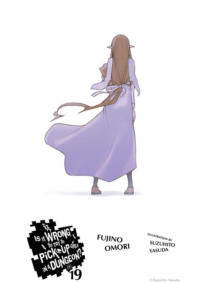 Is It Wrong to Try to Pick Up Girls in a Dungeon Light Novel Volume 19 — Back Cover