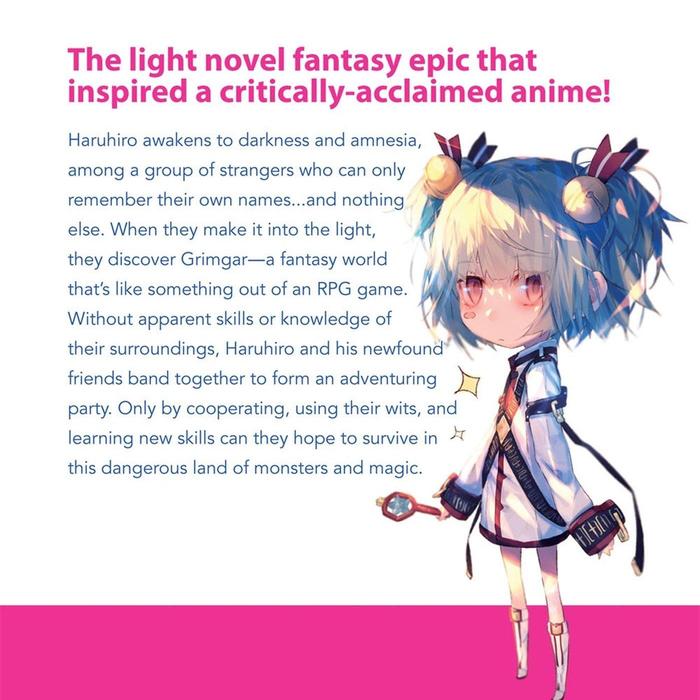 Grimgar of Fantasy and Ash Light Novel Volume 1 — Back Cover