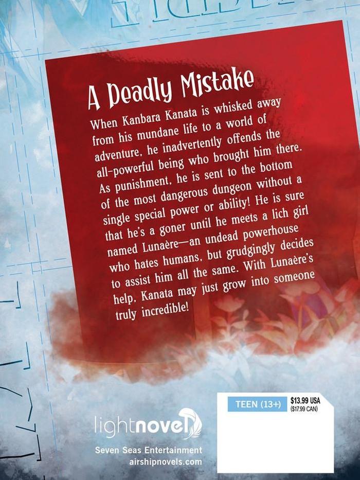 Disciple of the Lich Light Novel Volume 1 — Back Cover