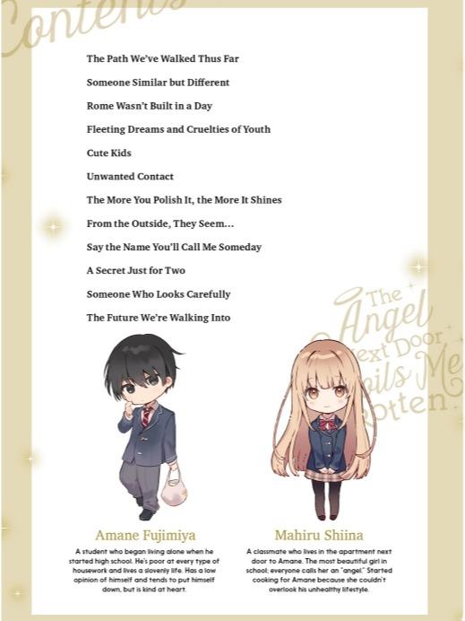 The Angel Next Door Spoils Me Rotten Light Novel Volume 8.5 — Back Cover