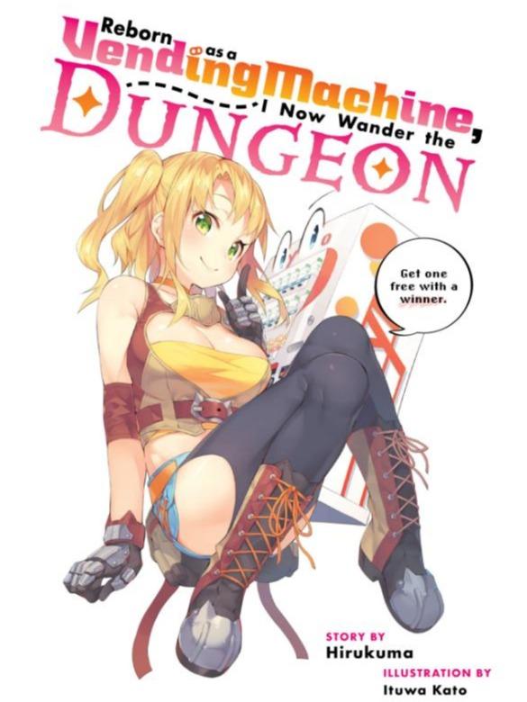 Reborn as a Vending Machine I Now Wander the Dungeon Light Novel Vol.1 — Back Cover