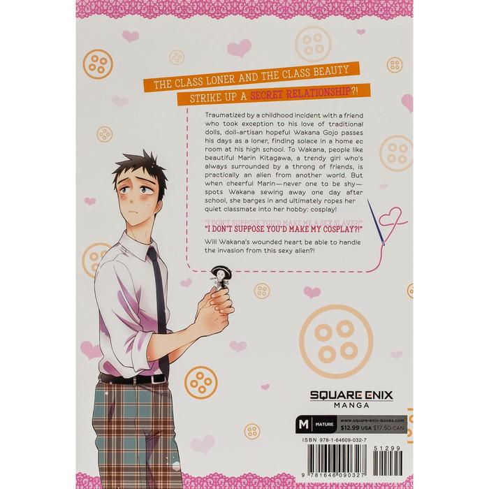 My Dress-Up Darling Manga Volume 1 — Back Cover