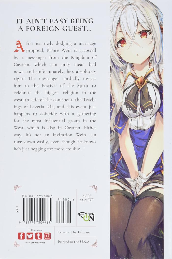 The Genius Prince's Guide to Raising a Nation Light Novel Volume 3 — Back Cover