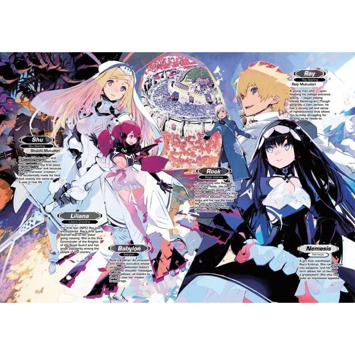 Infinite Dendrogram Light Novel Volume 1 — Back Cover