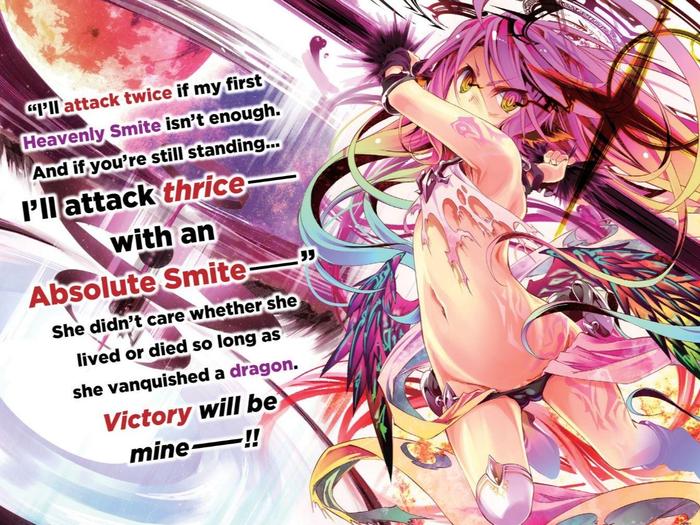 No Game No Life Practical War Game Light Novel — Back Cover