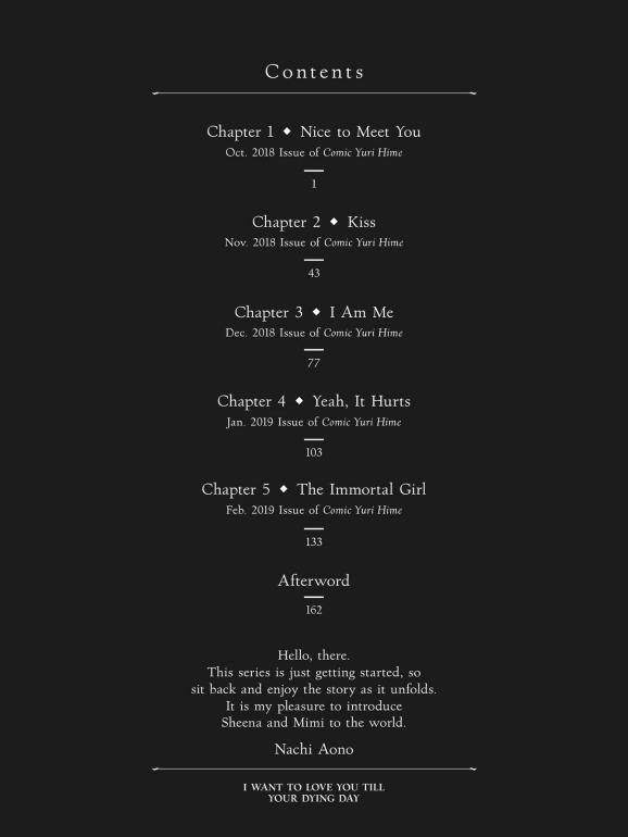 I Want to Love You Till Your Dying Day Manga Volume 1 — Image 4